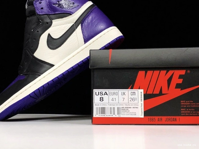 Rep Onekick Purple Jordan 1 Court 555088-501 Air 0718